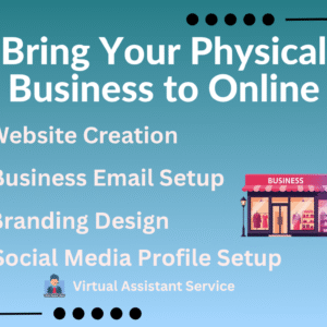 I will digitally transform your physical business with online branding and setup