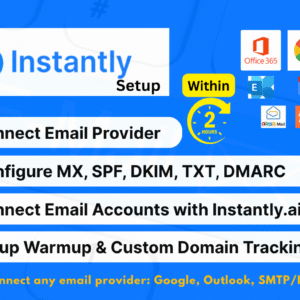 I will professionally set up and optimize instantly ai mailbox for cold email outreach